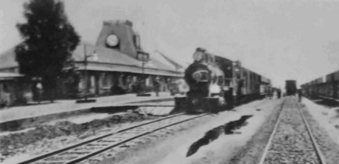 Nairobi Railway Station in 1900. [1: facing p228]
